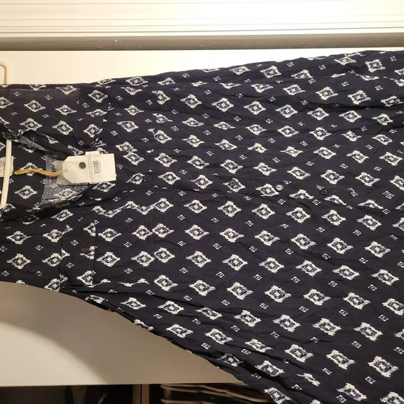 Sadie & Sage Navy and White Mini Dress - Picture 5 of 11